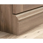 Classificatore orizzontale a 2 cassetti - Finitura Iron Oak, Mobile contenitore per ufficio domestico