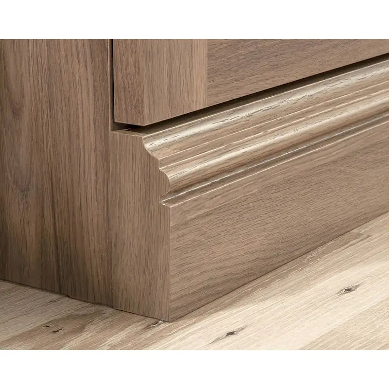 Classificatore orizzontale a 2 cassetti - Finitura Iron Oak, Mobile contenitore per ufficio domestico