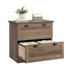 Classificatore orizzontale a 2 cassetti - Finitura Iron Oak, Mobile contenitore per ufficio domestico