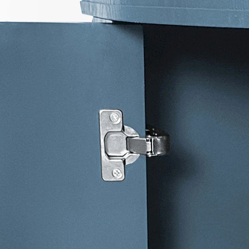 Madia decorativa moderna da 120 cm con ripiani regolabili